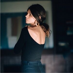 Ozma of California Ballet Silk Noil Tee - P